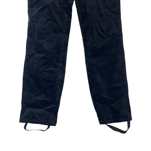 Isaac Mizrahi Special Edition Velvet Pull-On Stirrup Pants Sz 8 - Picture 4 of 13